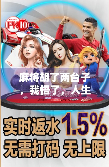 麻将胡了两台子，我悟了，人生不是靠运气，而是靠算计！