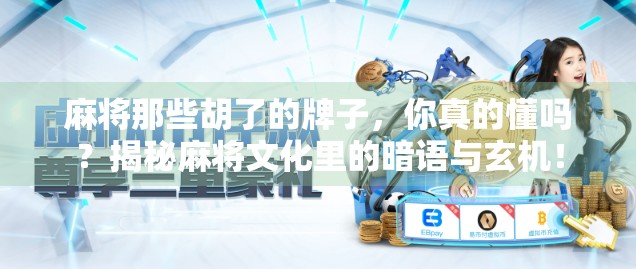麻将那些胡了的牌子，你真的懂吗？揭秘麻将文化里的暗语与玄机！