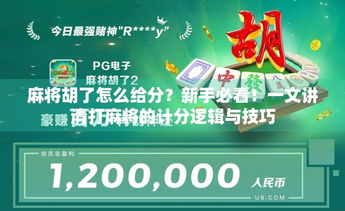 麻将胡了怎么给分？新手必看！一文讲清打麻将的计分逻辑与技巧