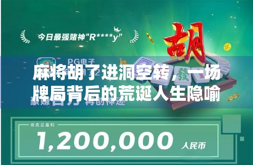 麻将胡了进洞空转,一场牌局背后的荒诞人生隐喻