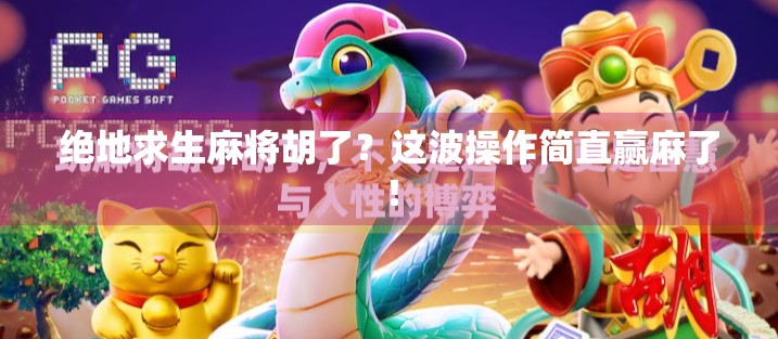 绝地求生麻将胡了？这波操作简直赢麻了！