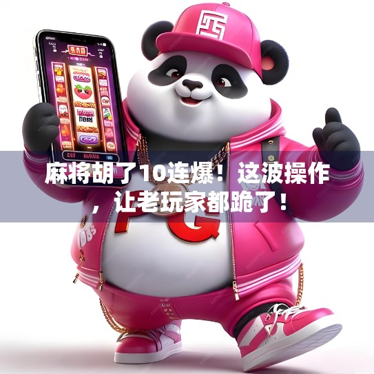 麻将胡了10连爆！这波操作，让老玩家都跪了！