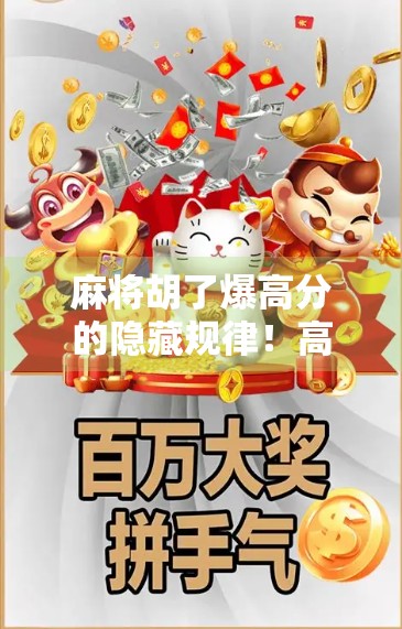 麻将胡了爆高分的隐藏规律！高手都在偷偷用的5个心法，新手看完直接开挂！