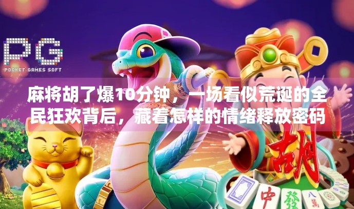 麻将胡了爆10分钟,一场看似荒诞的全民狂欢背后,藏着怎样的情绪释放密码? 麻将胡了爆10分钟,一场看似荒诞的全民狂欢背后,藏着怎样的情绪释放密码?