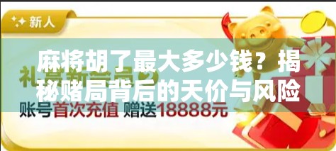 麻将胡了最大多少钱?揭秘赌局背后的天价与风险!