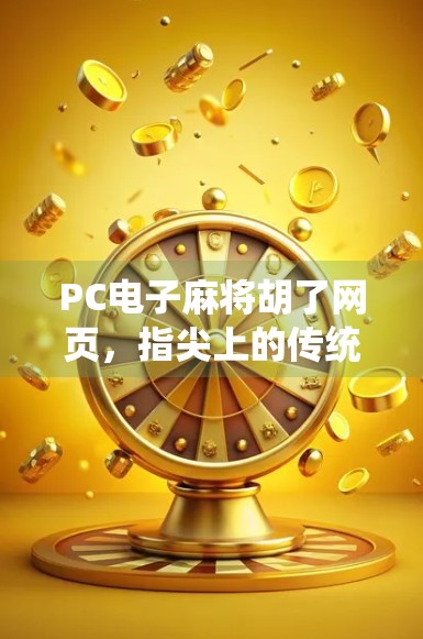 PC电子麻将胡了网页，指尖上的传统智慧，如何让老少皆宜的娱乐焕发新生？
