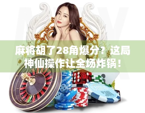 麻将胡了28角爆分？这局神仙操作让全场炸锅！
