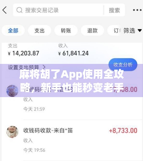 麻将胡了App使用全攻略，新手也能秒变老手的5步秘籍！