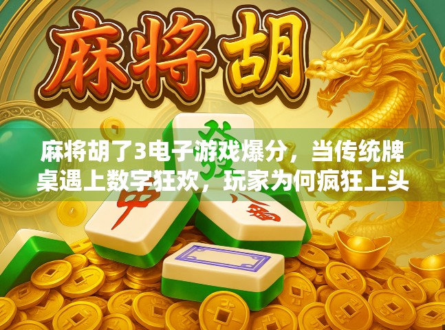 麻将胡了3电子游戏爆分,当传统牌桌遇上数字狂欢,玩家为何疯狂上头? 麻将胡了3电子游戏爆分,当传统牌桌遇上数字狂欢,玩家为何疯狂上头?