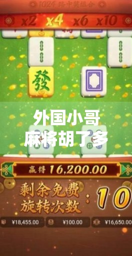 外国小哥麻将胡了多少钱？一场文化碰撞背后的财富密码！