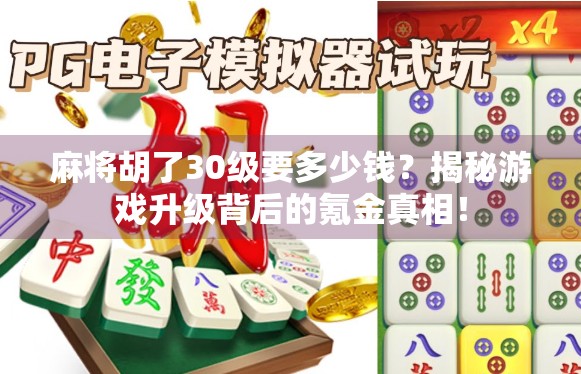 麻将胡了30级要多少钱？揭秘游戏升级背后的氪金真相！