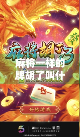 麻将一样的牌胡了叫什么？揭秘碰杠自摸背后的玄机！