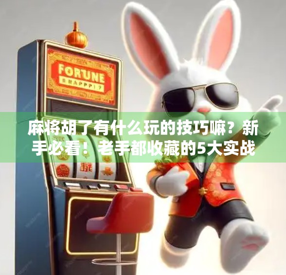 麻将胡了有什么玩的技巧嘛？新手必看！老手都收藏的5大实战秘籍，让你从摸牌就输到一炮封神！