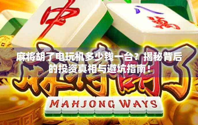 麻将胡了电玩机多少钱一台？揭秘背后的投资真相与避坑指南！