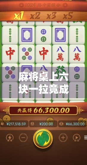 麻将桌上六块一拉竟成了14块？这背后藏着的不只是运气，还有人性！